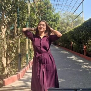 Vera Plum Shirt Dress